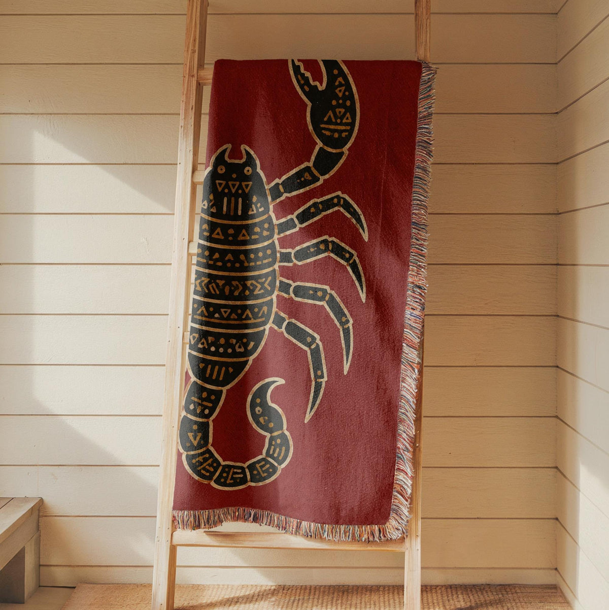 Scorpion Woven Blanket