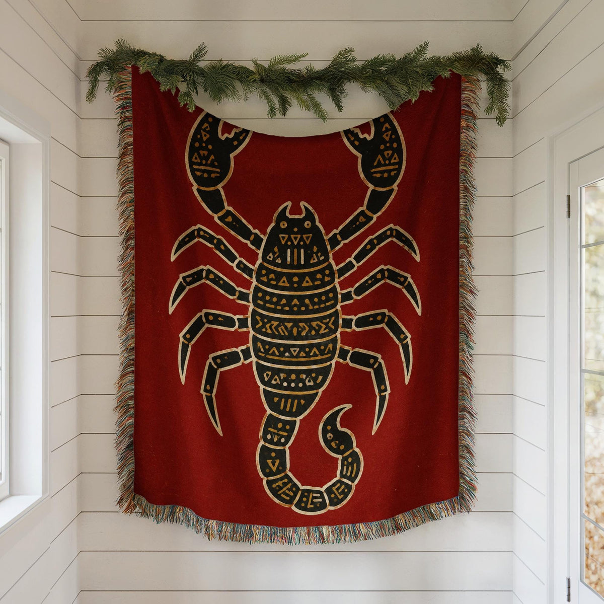 Scorpion Woven Blanket