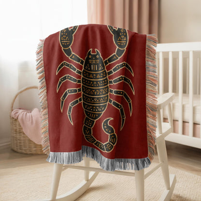 Scorpion Woven Blanket