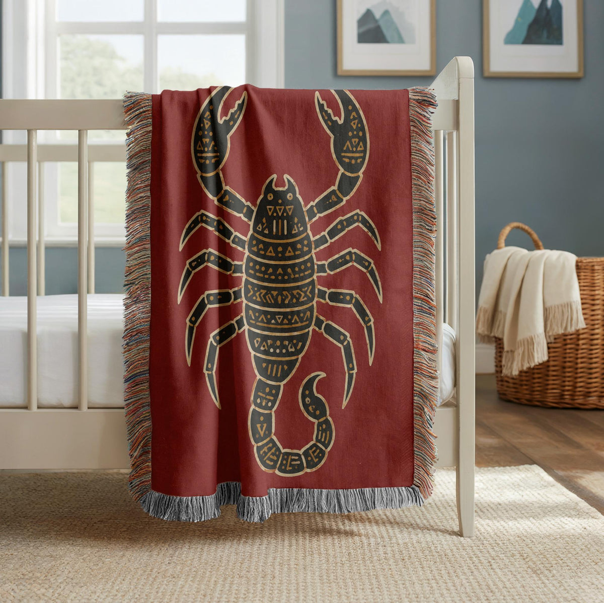 Scorpion Woven Blanket