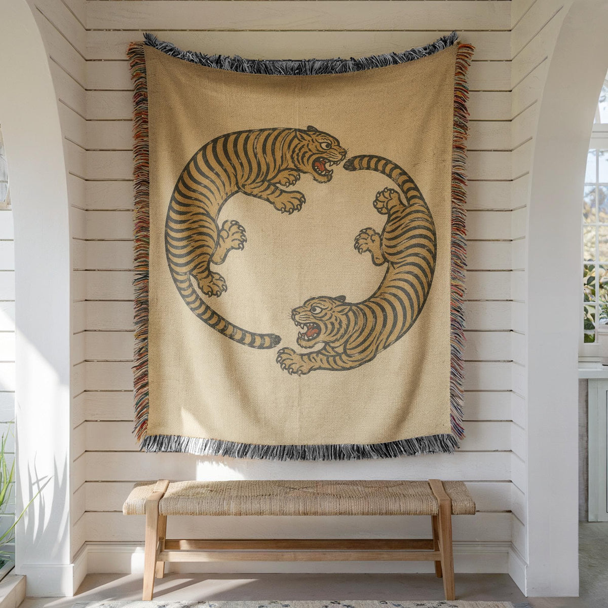 Tiger Woven Blanket