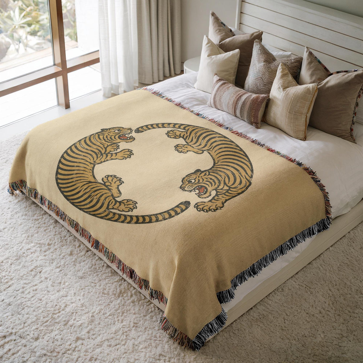 Tiger Woven Blanket