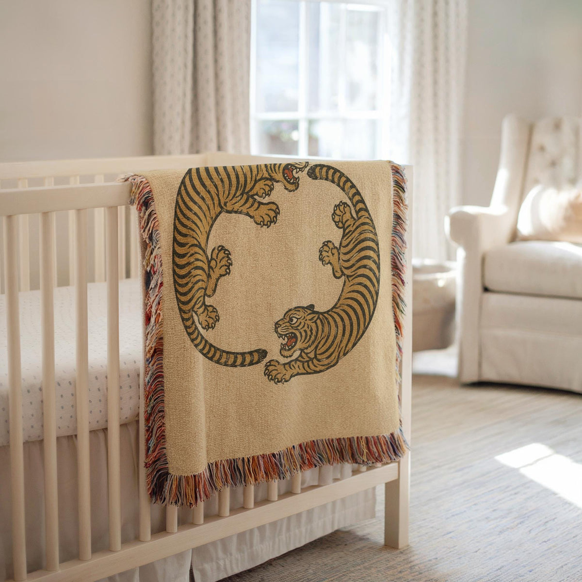 Tiger Woven Blanket
