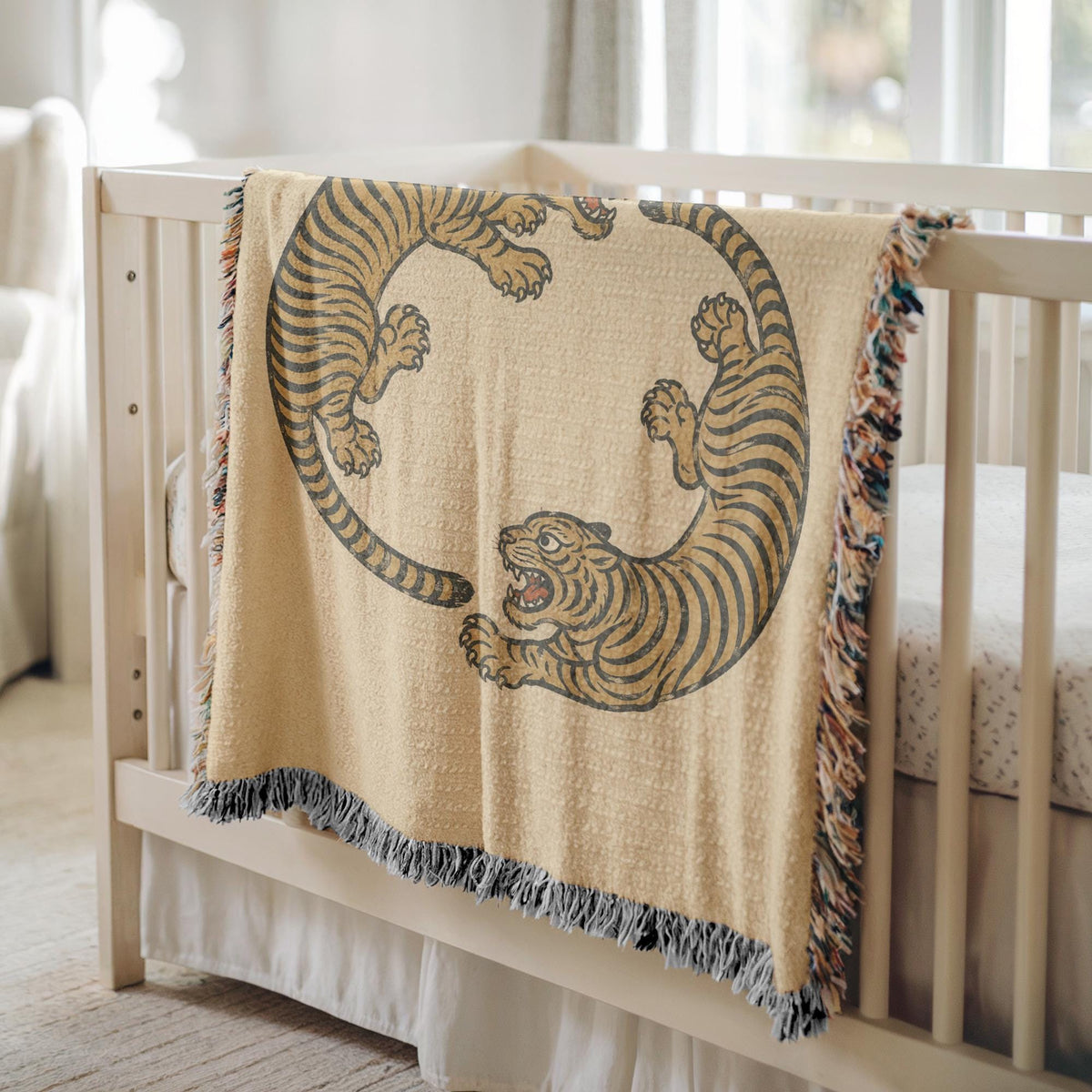 Tiger Woven Blanket