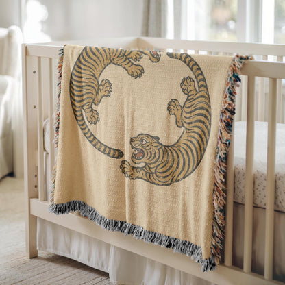 Tiger Woven Blanket