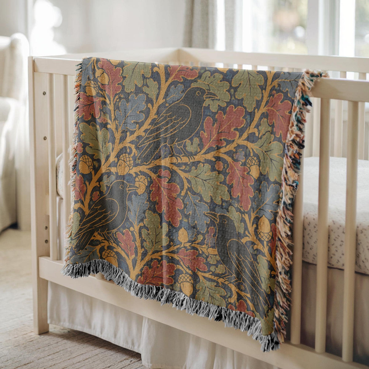 Raven Woven Blanket