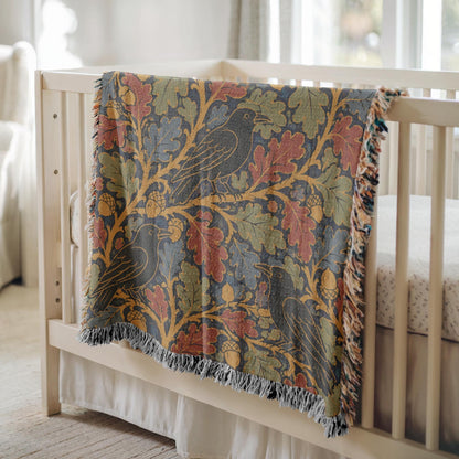 Raven Woven Blanket