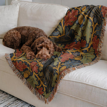Raven Woven Blanket