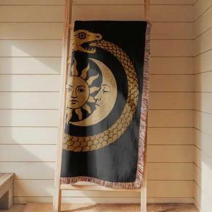 Ouroboros Woven Blanket