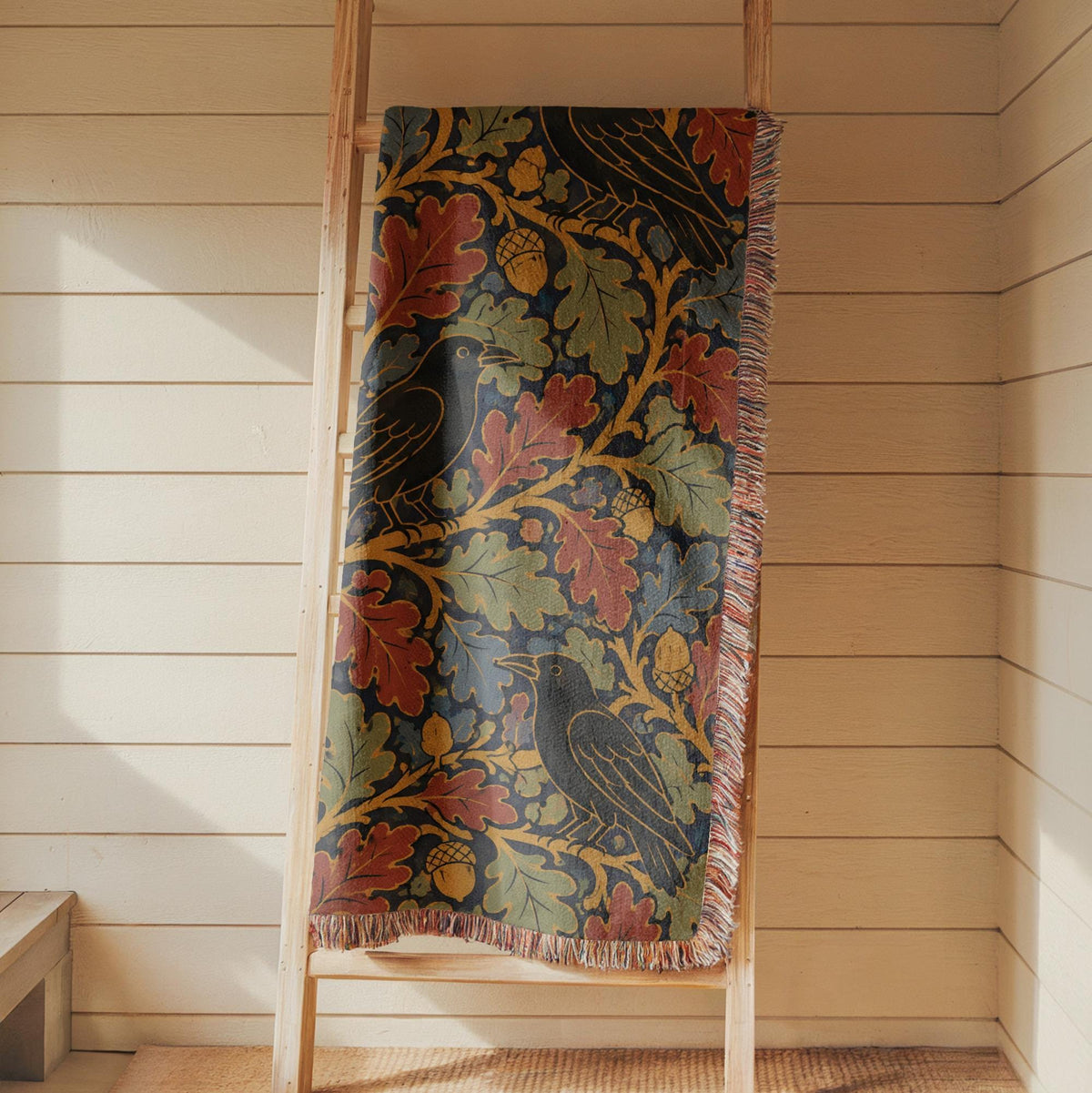 Raven Woven Blanket