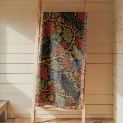 Raven Woven Blanket