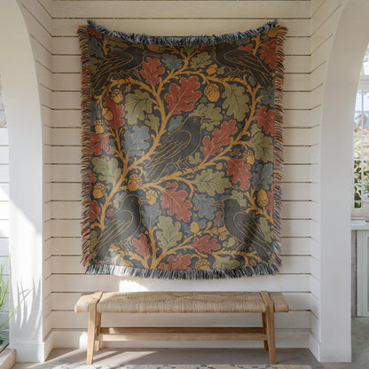 Raven Woven Blanket