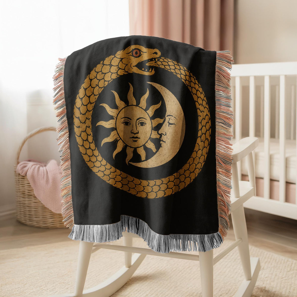 Ouroboros Woven Blanket