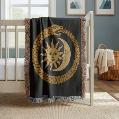 Ouroboros Woven Blanket