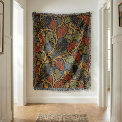 Raven Woven Blanket