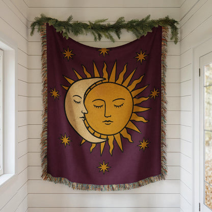 Sun And Moon Tapestry