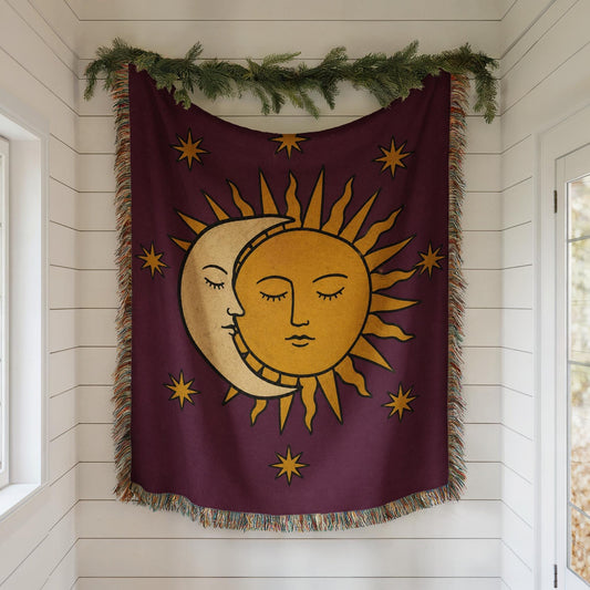 Sun And Moon Tapestry