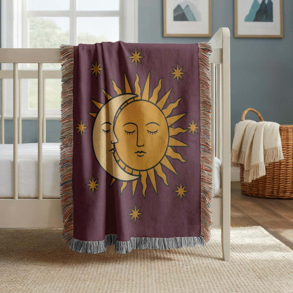 Sun And Moon Tapestry
