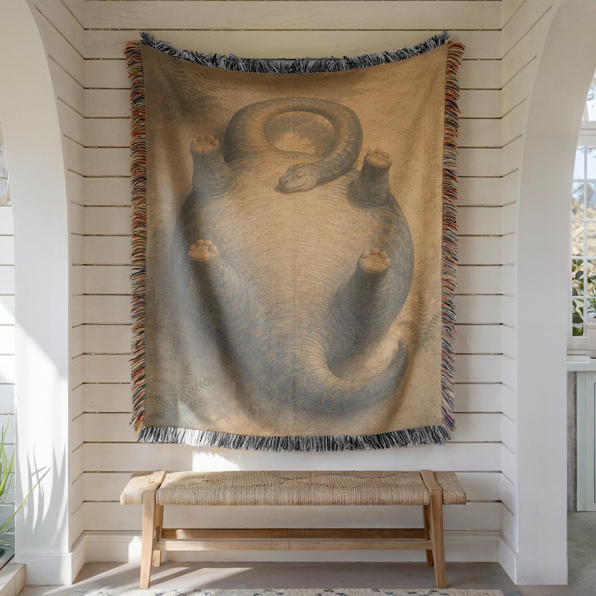 Funny Lizard Tapestry