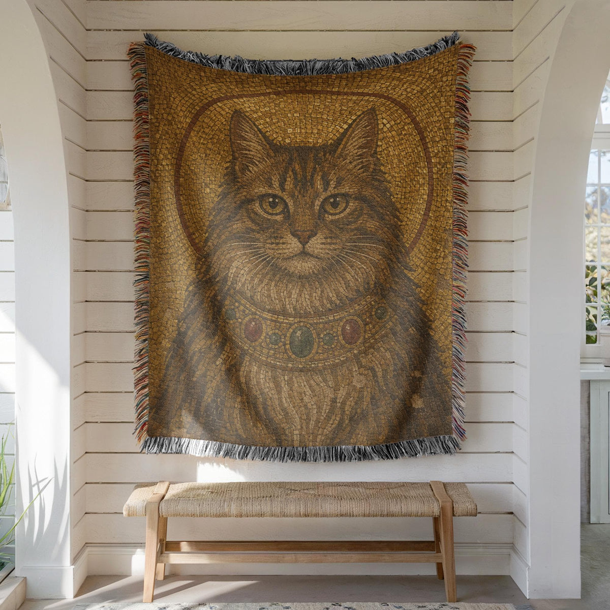 Byzantine Cat Tapestry
