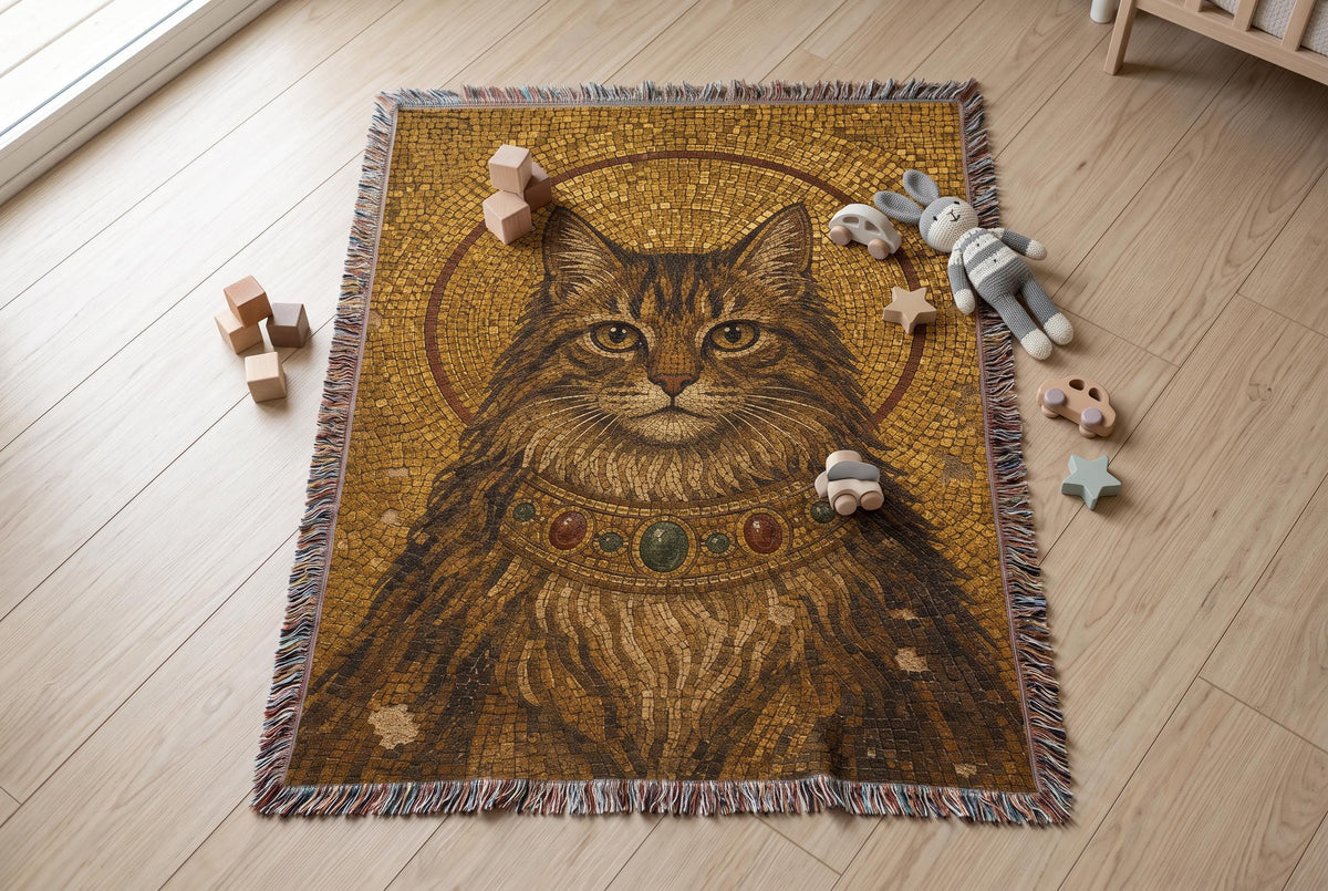 Byzantine Cat Tapestry