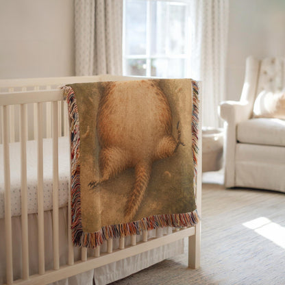 Funny Fat Dinosaur Tapestry