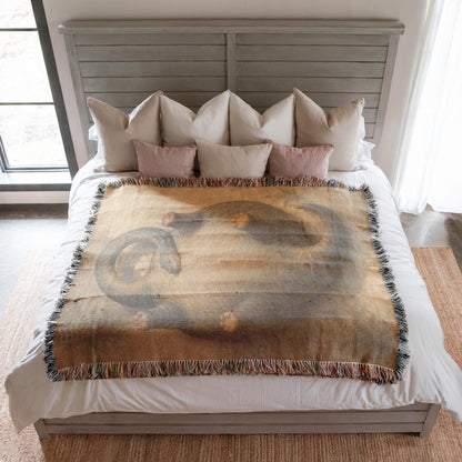 Funny Lizard Tapestry