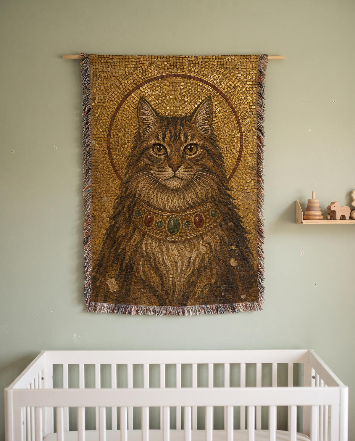Byzantine Cat Tapestry