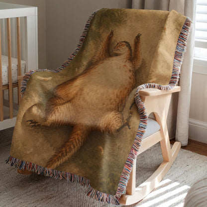 Funny Fat Dinosaur Tapestry