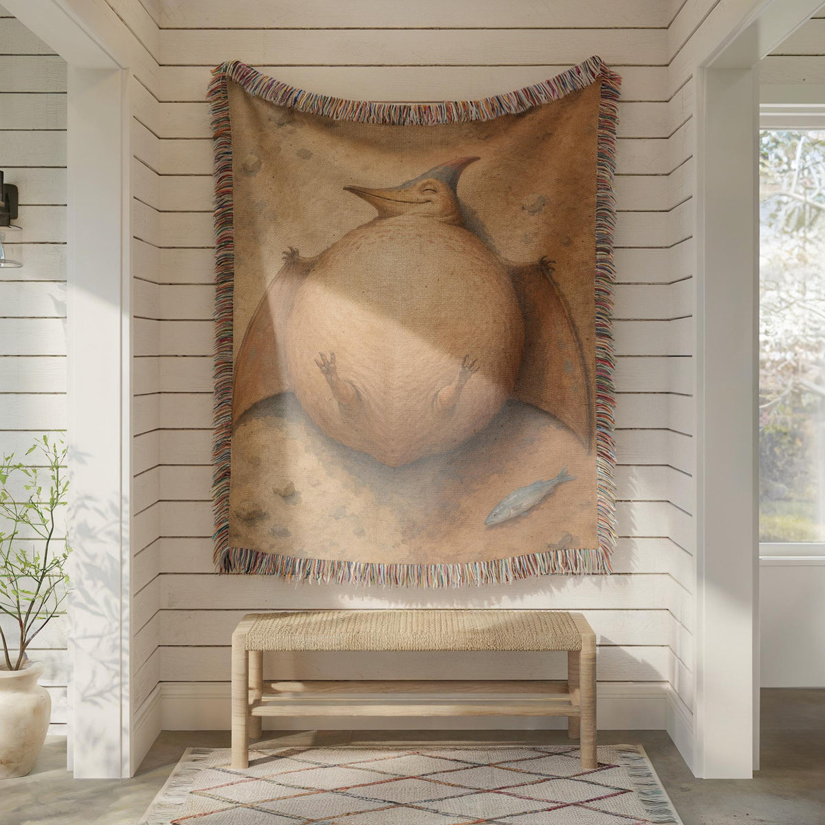 Fat Pterodactyl Tapestry