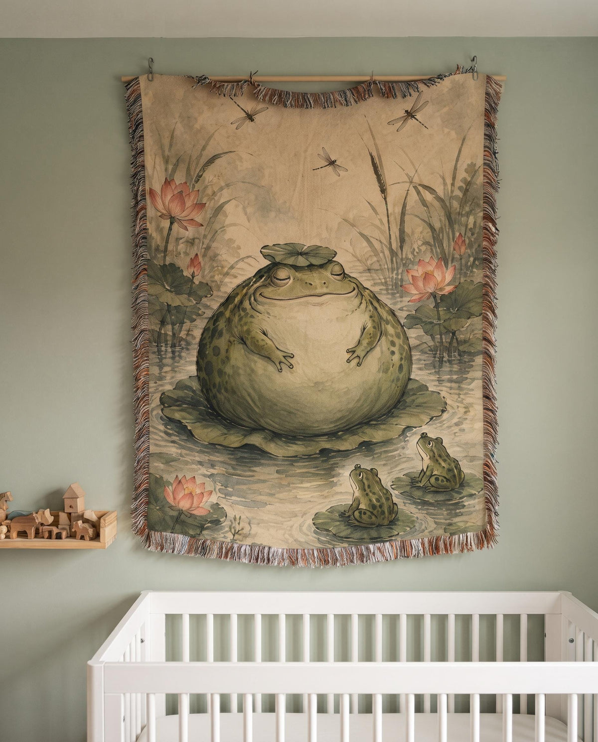 Chubby Frog Tapestry