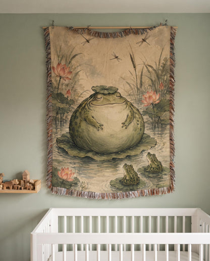 Chubby Frog Tapestry