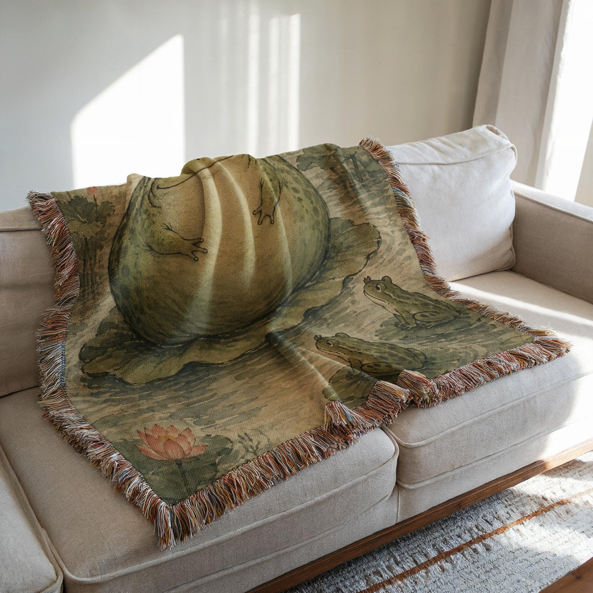 Chubby Frog Tapestry