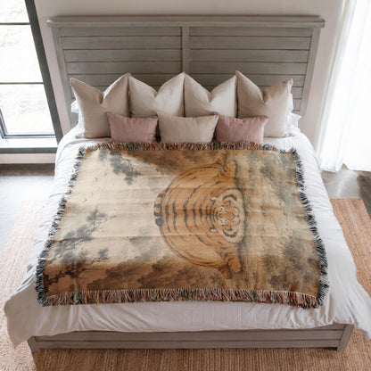 Chubby Tiger Tapestry