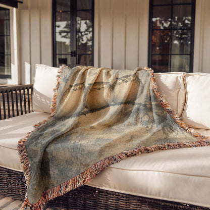 Sleepy Owl Tapestry