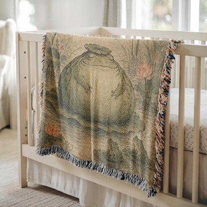 Chubby Frog Tapestry