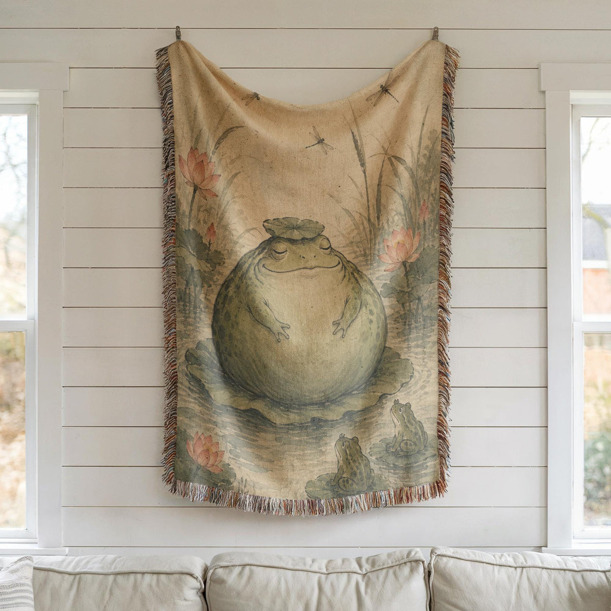 Chubby Frog Tapestry