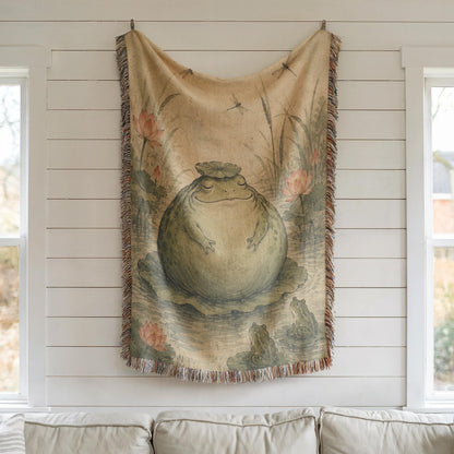 Chubby Frog Tapestry