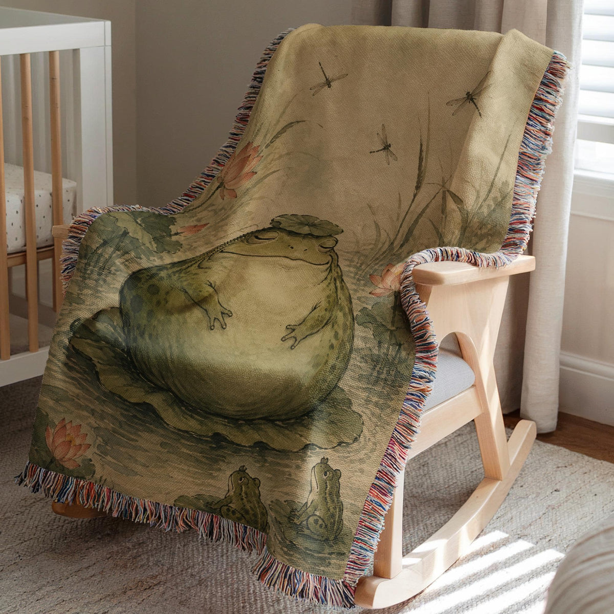 Chubby Frog Tapestry