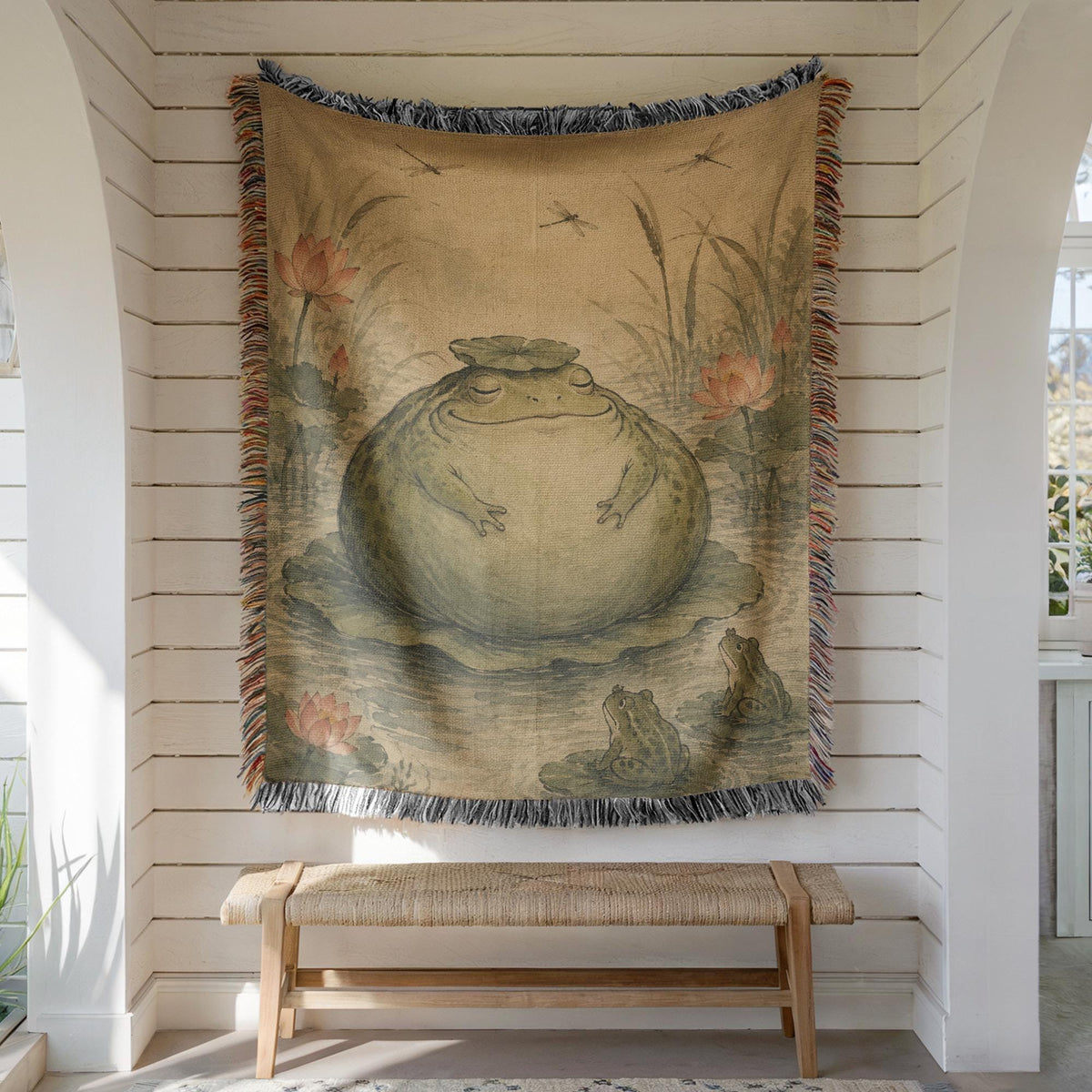 Chubby Frog Tapestry