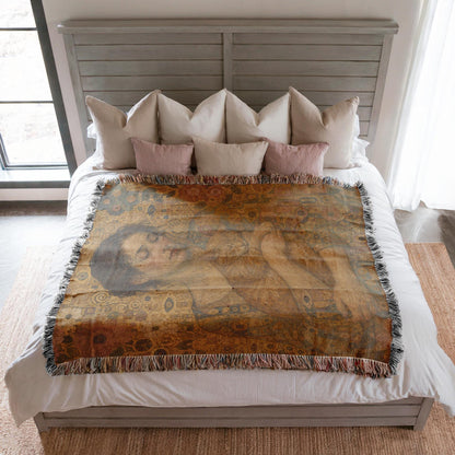 Art Nouveau Cat Tapestry