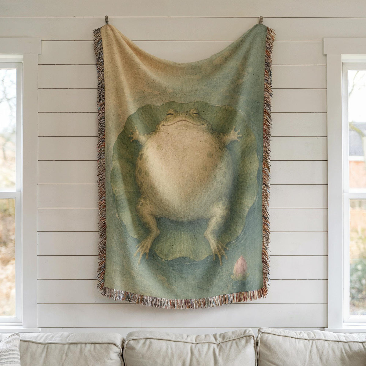 Chubby Frog Tapestry