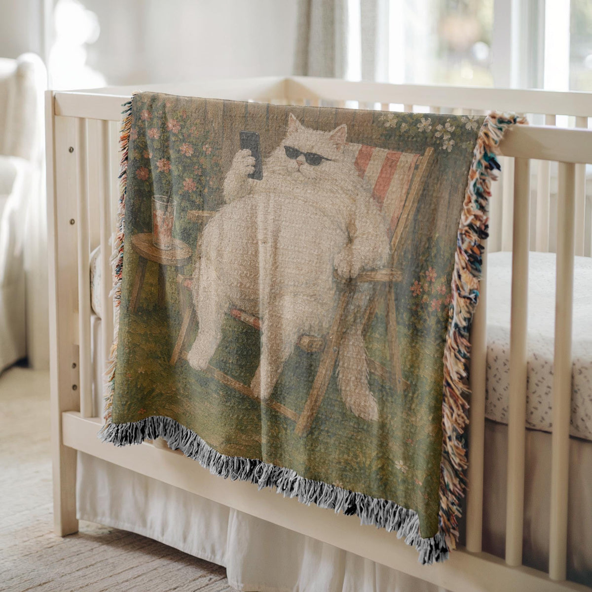 Funny Cat Tapestry