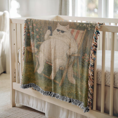 Funny Cat Tapestry