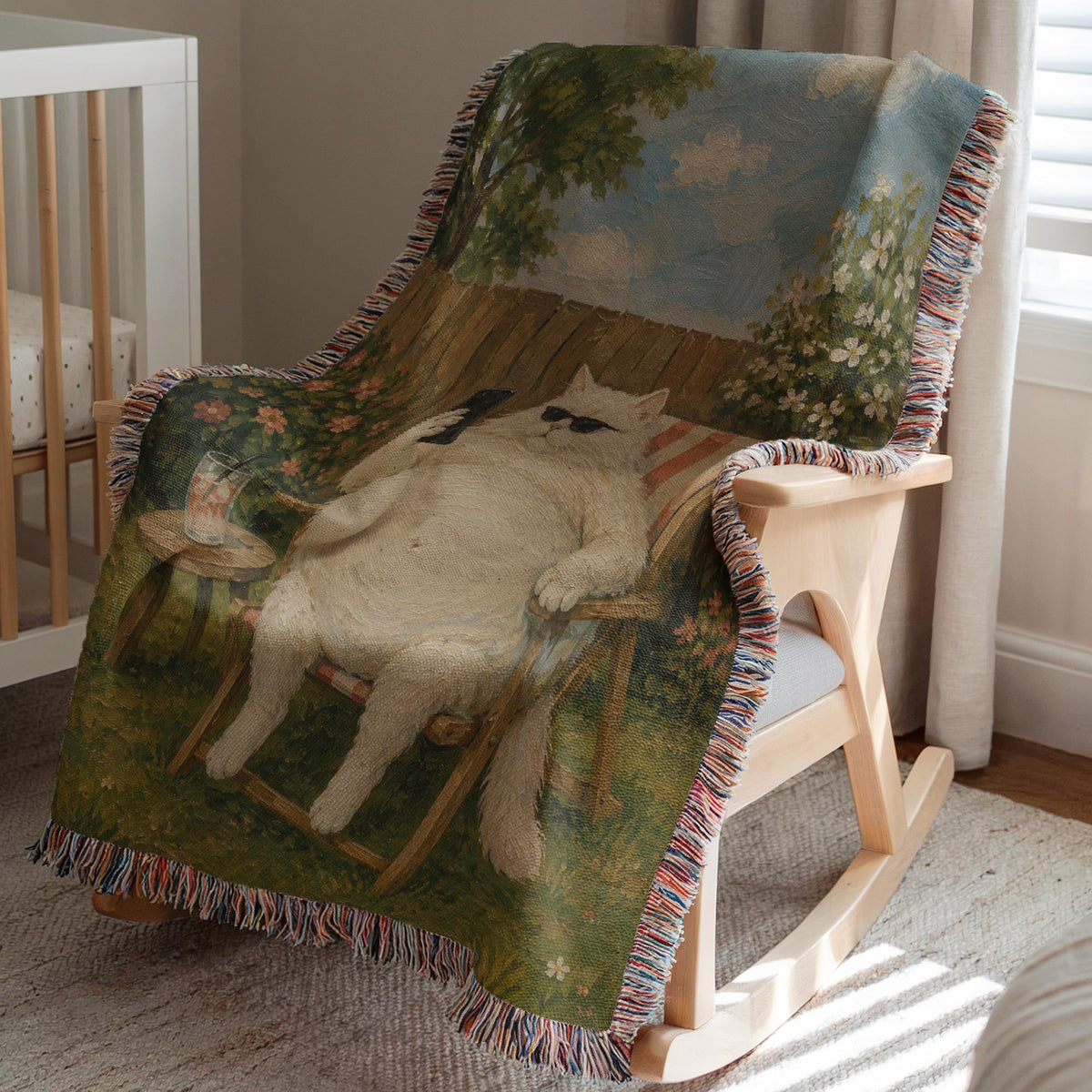 Funny Cat Tapestry