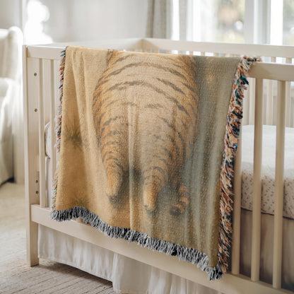 Funny Fat Tiger Tapestry