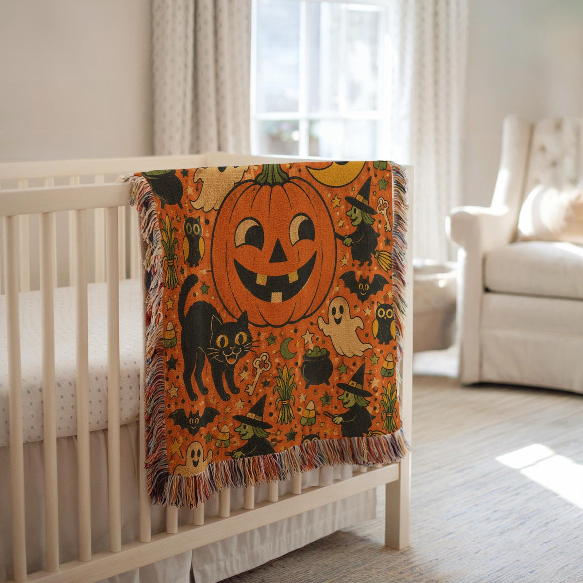 Retro Halloween Tapestry