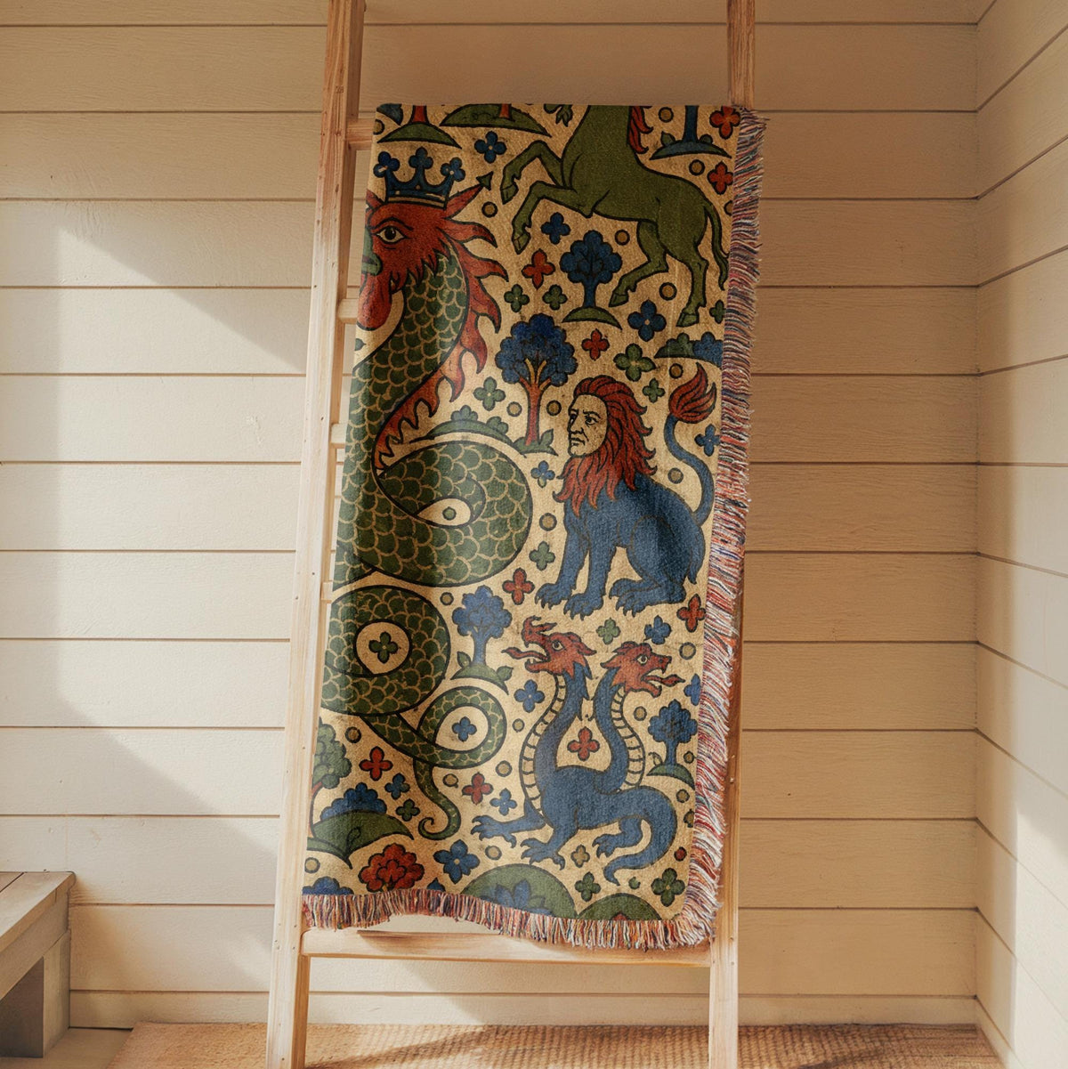 Medieval Bestiary Tapestry