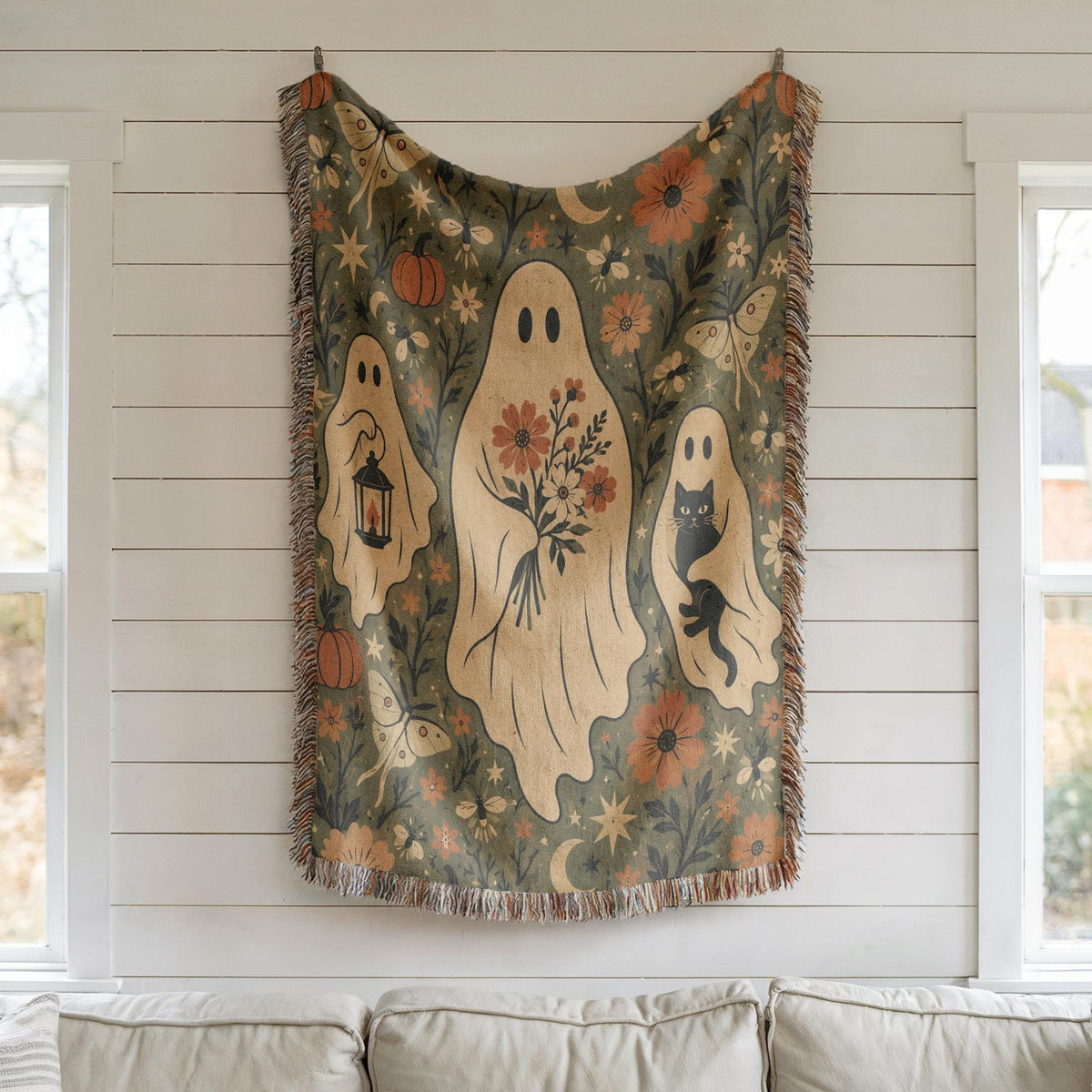 Cute Ghost Tapestry
