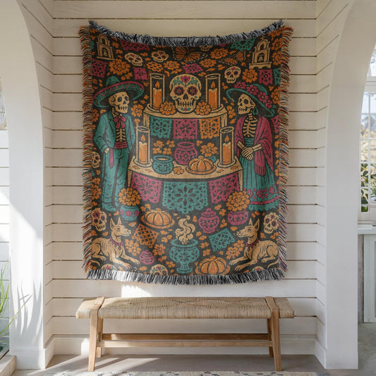 Day Of The Dead Tapestry